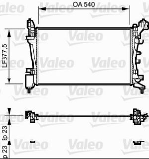 SU RADYATORU ( OPEL : CORSA D 1.0 1.2 1.4 ) resmi