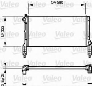 RADYATÖR FIAT DOBLO 1,2 I resmi