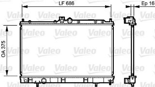 RADYATÖR MİTSUBİSHİ LANCER CS 2003> resmi