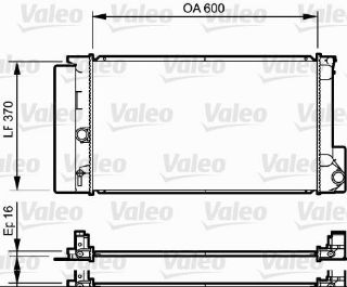 SU RADYATORU-(MAN.)-(TOYOTA: COROLLA 07>11 "1.4-1.6 BENZINLI"/AURIS 07>11 "1.4-1.6 BENZINLI" VERSO 07> ) resmi