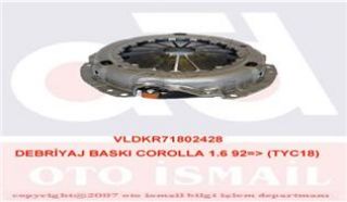 DEBRİYAJ BASKISI TOİOTA COROLLA 1.6 4A(AE92) 89-91/1.6 4A resmi