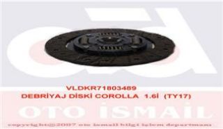 DEBRİYAJ DİSKİ COROLLA 1.6İ TY17 resmi