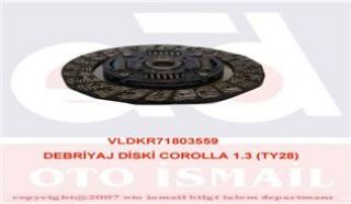 DEBRİYAJ DİSKİ COROLLA 1.3 TY28 resmi