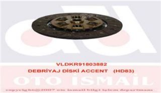 X DEBRİYAJ DİSKİ ACCENT 1.5CRDI GETZ 03 MATRIS 01 HD83 resmi