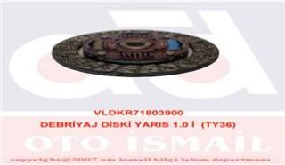 X DEBRİYAJ DİSKİ YARİS 1.0 İ TY36 resmi