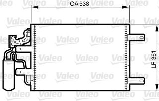 KÖNDENSER OPEL MERİVA 1.7 CDTI resmi