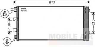 X KLİMA KÖNDENSERİ MASTER III 2.3 DCİ 2010 760X349X16 resmi