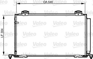 KÖNDENSER TOYOTA AVENSİS 03>08 2.0-2.4 resmi