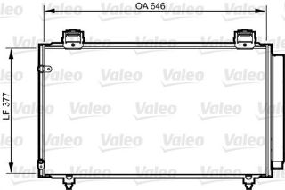 KÖNDENSER TOYOTA COROLLA COMBI resmi