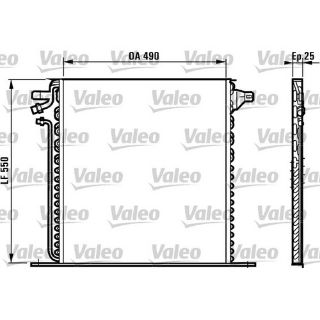 X KLİMA KÖNDENSERİ MERCEDES V 97-03 VİTO 97-03 resmi