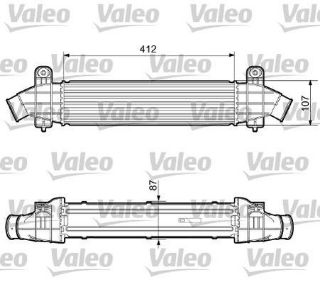 TURBO RADYATÖRÜ MONDEO III 2,0 16V 00-07 412X107X87 resmi