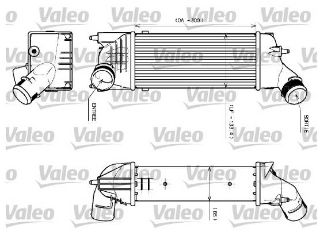 TURBO RADYATÖRÜ İNTERCOOLER 407 04 C5 04 1.6HDI-2.0HDI DV6TED4-DV6TED4/F 300X133.4X85 resmi