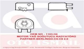 YAĞ SOĞUTUCUSU PARTNER-BERLİNGO-C5-C8-206-306-307-407-XSARA-BOXER-JUMPER-EXPERT-JUMPY 2.0HDI-2.2HDI resmi