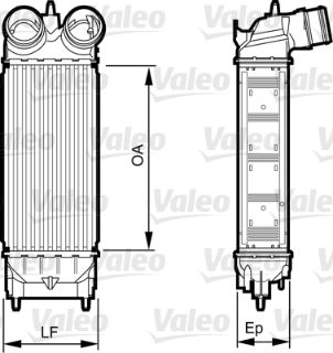 TURBO RADYATÖRÜ PSA 408/C5 resmi