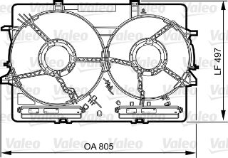 FAN MOTOR DAVLUMBAZI (AUDI: A4  A5  A6  Q3  Q5  08-) resmi