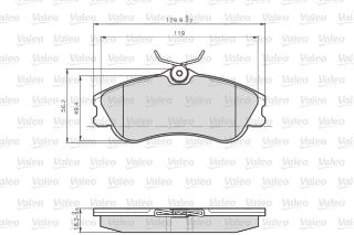 ON FREN BALATASI XSARA PICASSO (N68) 1,6,1,6HDI,1,8 16V,2,0 16V,2,0HDI BERLINGO EM (12 / 99 ) resmi