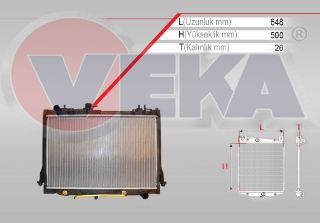 SU RADYATÖRÜ BRAZING İSUZU D-MAX 2.5 D 4X4 A-T 2012- resmi