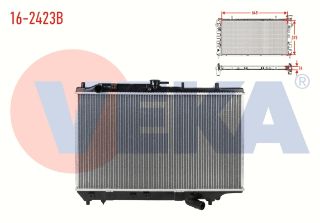 SU RADYATÖRÜ BRAZING KİA SEPHIA (FA) 1.5İ 16V M-T AC+/- 1993-1996 resmi