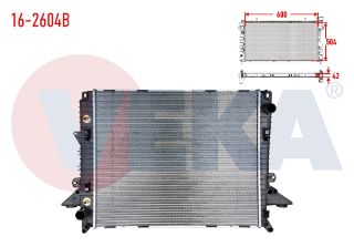 SU RADYATÖRÜ BRAZING LAND ROVER RANGE ROVER SPORT (LS) 2.7 TD A-T/M-T AC+/- 2005-2013 resmi