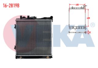 SU RADYATÖRÜ BRAZING MERCEDES S SERISI (W126) 260 SE A-T AC+/- 1981-1991 resmi