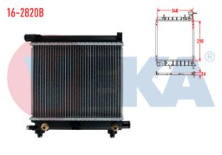 SU RADYATÖRÜ BRAZING MERCEDES (W124) 2.0 A-T AC- 1984-1995 resmi