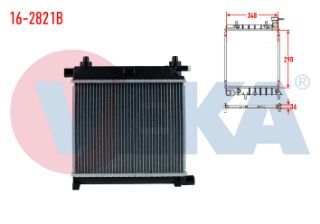 SU RADYATÖRÜ BRAZING MERCEDES (W124) 2.0 M-T AC- 1984-1995 resmi