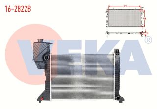 SU RADYATÖRÜ BRAZING MERCEDES SPRINTER (W901) 208 D KISA KASA M-T AC- 1995-2000 resmi