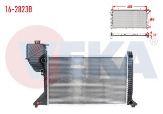 SU RADYATÖRÜ BRAZING MERCEDES SPRINTER (W906) 308 CDI (601) M-T AC+/- 2013- resmi