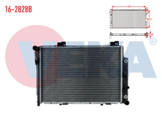 SU RADYATÖRÜ BRAZING MERCEDES C CLASS (W202) C 180 A-T AC+ 1993-2000 resmi