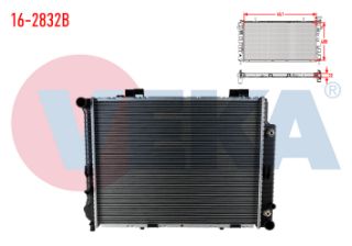 SU RADYATÖRÜ BRAZING MERCEDES E CLASS (W210) E 200 KOMPRESÖR A-T/M-T AC+/- 1995-2002 resmi