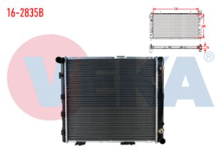 SU RADYATÖRÜ BRAZING MERCEDES E SERISI (W124) 200 D A-T AC+/- 1984-1995 resmi