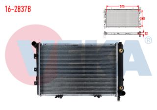 SU RADYATÖRÜ BRAZING MERCEDES 190 (W201) 2.0 A-T AC+ 1982-1993 resmi