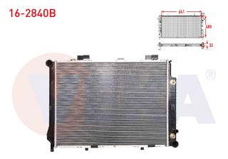 SU RADYATÖRÜ BRAZING MERCEDES E CLASS (W210) E 200 KOMPRESÖR A-T AC+/- 1995-2002 resmi