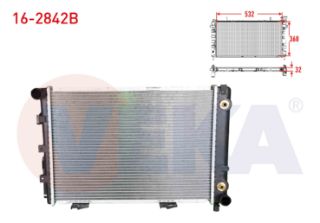 SU RADYATÖRÜ BRAZING MERCEDES (W124) 2.0 D A-T AC-1984-1995 resmi