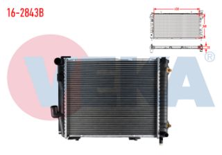 SU RADYATÖRÜ BRAZING MERCEDES (W124) 2.5 TD A-T/M-T AC- 1984-1995 resmi