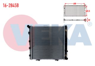SU RADYATÖRÜ BRAZING MERCEDES E SERISI (W124) E 200 A-T AC+ 1993-1995 resmi