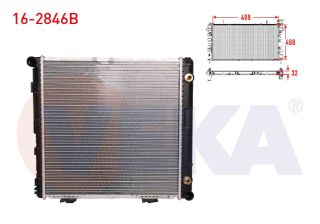 SU RADYATÖRÜ BRAZING MERCEDES E SERISI (W124) 200 E A-T AC+ 1988-1993 resmi