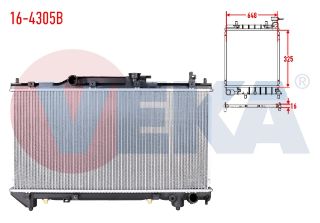 SU RADYATÖRÜ BRAZING TOYOTA AVENSİS (T22) 2.0İ A-T 1997-2003 resmi