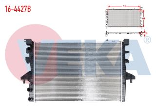 SU RADYATÖRÜ BRAZING  VOLKSWAGEN TRANSPORTER V (7HA,7HH,7EA,7EH) 1.9 TDI M-T 2003-2011 resmi