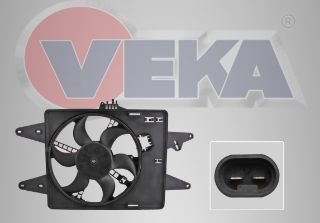 FAN MOTORU SU RADYATÖRÜ DAVLUMBAZLI TEKLI FAN FIAT DOBLO (119,223) 1.9 D AC - 2001-2010 resmi