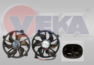 FAN MOTORU SU RADYATÖRÜ DAVLUMBAZLI TEKLI FAN FIAT SCUDO (270) 1.6 MJT 2007- resmi