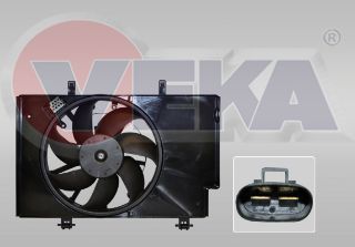 FAN MOTORU (SU+KLIMA) DAVLUMBAZLI TEKLI FAN REZİSTANSLI  FORD FİESTA VI 1.4 TDCI M-T AC+ 2008-2012 resmi
