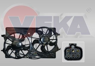 FAN MOTORU (SU+KLIMA) DAVLUMBAZLI ÇİFTLİ FAN FORD FOCUS I (DAW,DBW) 1.8İ 16V M-T AC+ 1998-2001 resmi