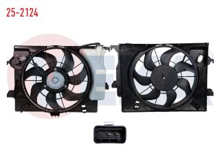 FAN MOTORU SU RADYATÖRÜ DAVLUMBAZLI REZİSTANSLI  BIDONLU HYUNDAİ ACCENT BLUE 1.4 CVVT 2012- resmi