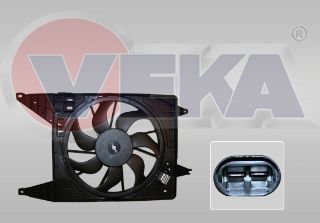 FAN MOTORU SU RADYATÖRÜ DAVLUMBAZLI TEKLI FANLI REZİSTANSLI  DACİA LOGAN (LS) 1.5 DCI 2004-2012 resmi