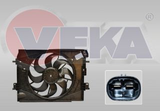 FAN MOTORU (SU+KLIMA) DAVLUMBAZLI TEKLI FAN RENAULT CLİO IV 1.5 DCI 2012- resmi