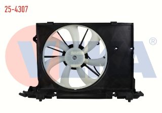 FAN MOTORU (SU+KLIMA) RADYATÖRÜ DAVLUMBAZLI TEK FAN TOYOTA COROLLA 1.4 D-4D 2012- resmi