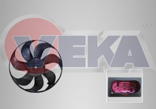 FAN MOTORU (MOTOR+PERVANE) SU RADYATÖRÜ VOLKSWAGEN POLO (6N1) 1.4 CAP.345MM 1994-1999 resmi