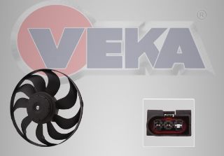 FAN MOTORU (MOTOR+PERVANE) SU RADYATÖRÜ VOLKSWAGEN GOLF IV (1J1) 1.6İ 16V 1997-2005 resmi