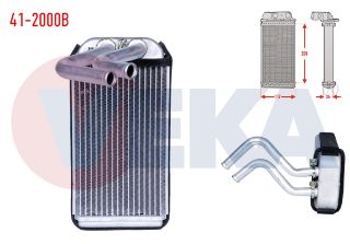KALORIFER RADYATOR BRAZING HONDA CİVİC V 1.5İ 1992-1995 resmi